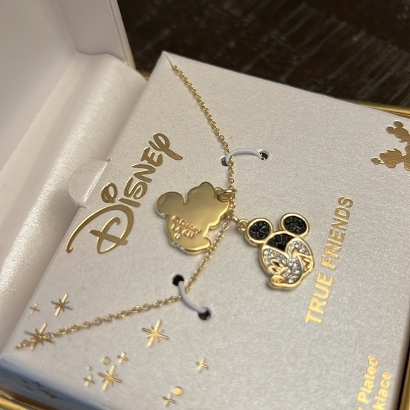 Disney Mickey and Minnie True Friends Necklace New - Picture 6 of 7